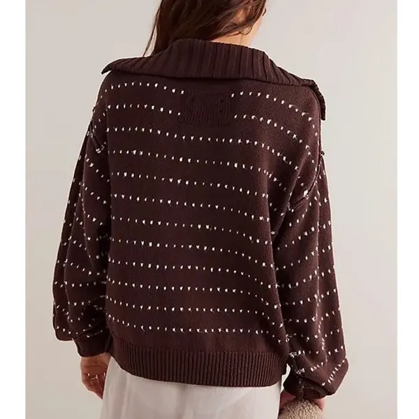 FREE PEOPLE We The Free Spot On Polo size large - Image 3