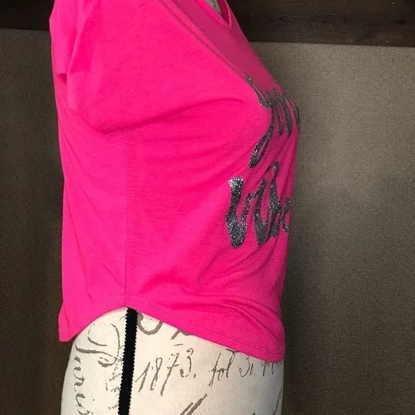 Total Girl Pink Crop Top Short Sleeve Size 7/8 - Image 12