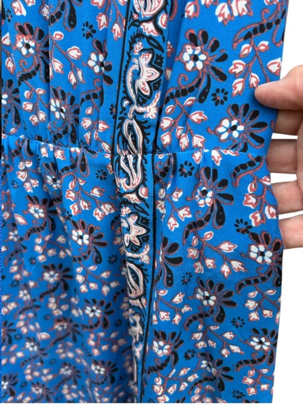 EUC J. Crew Silk Sleeveless Scarf Print Dress Size 6 - Image 6