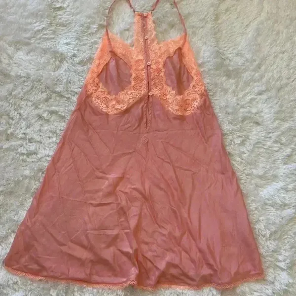 Victoria's Secret Peach Top, racer back lace - Image 4
