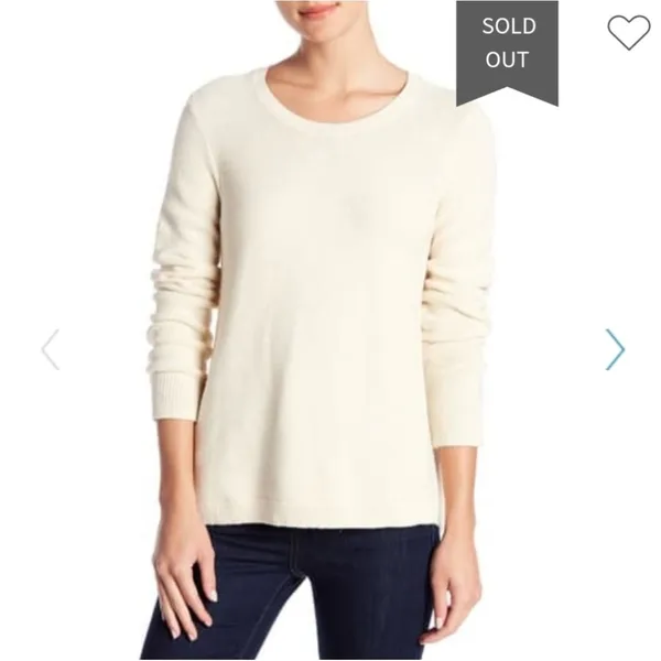 Madewell Riverside Textured Sweater in‎ Oatmeal size XS - Image 4
