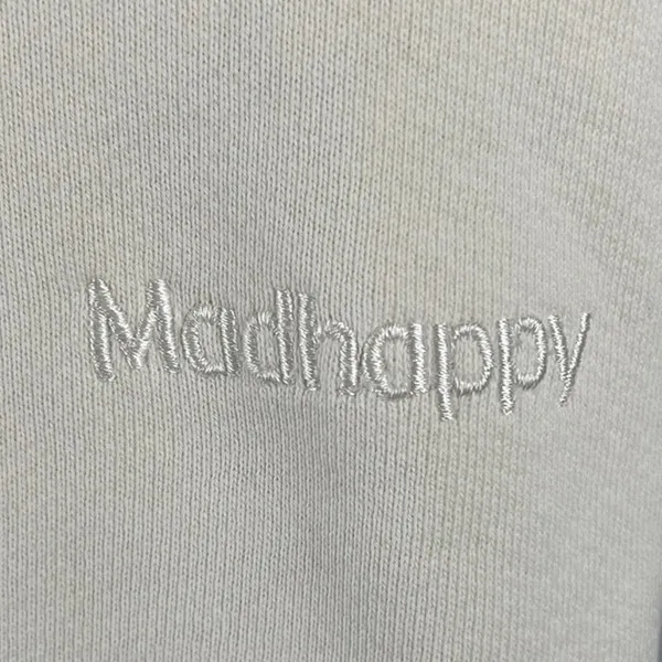 Madhappy Women's White High Rise Fleece Pocket Tapered Jogger Sweat Pants Size S - Image 2