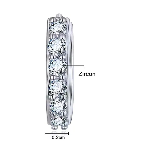 Huggie Hoop Earrings |‎ 925 Sterling Silver - Image 16