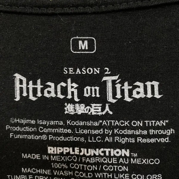 Attack on Titan Character Poster Tshirt size medium - Image 4