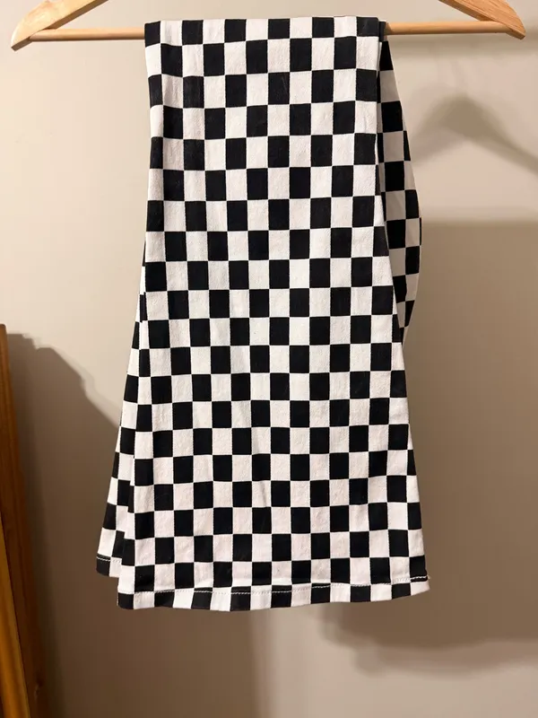 Amazon Checkered bell bottom jeans - Image 2