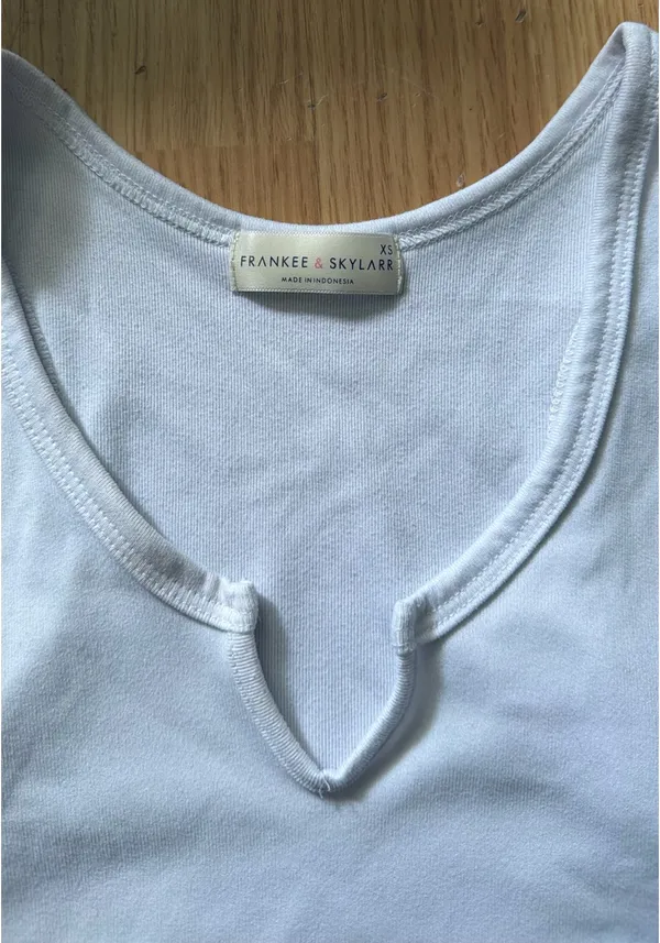 Cropped tank White Size XS - Image 2