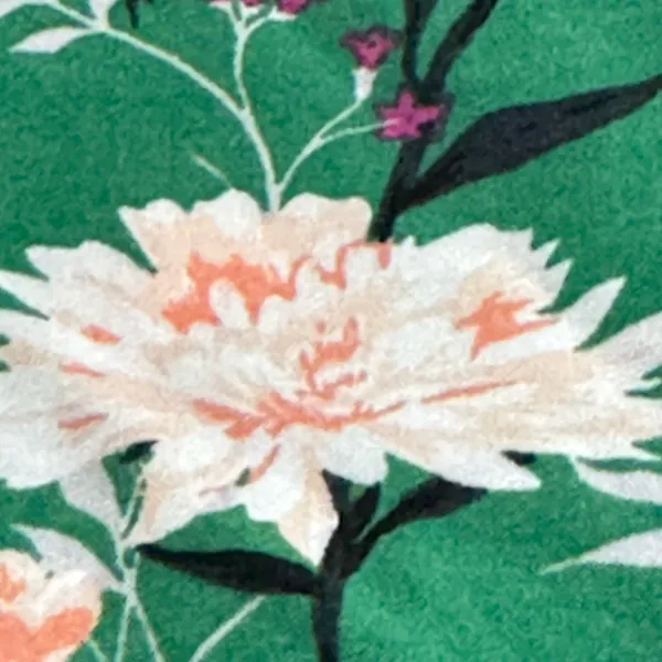 Old Navy Green Floral Boho Blouse Small Peasant Tunic Top Rayon - Image 6