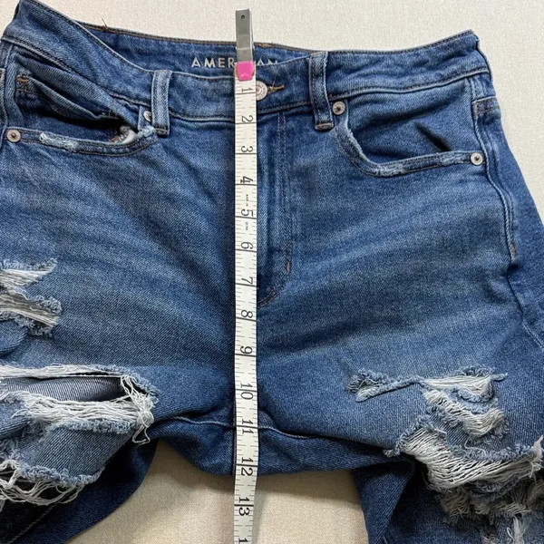 American Eagle Outfitters Distressed Denim MOM Jeans - Image 3