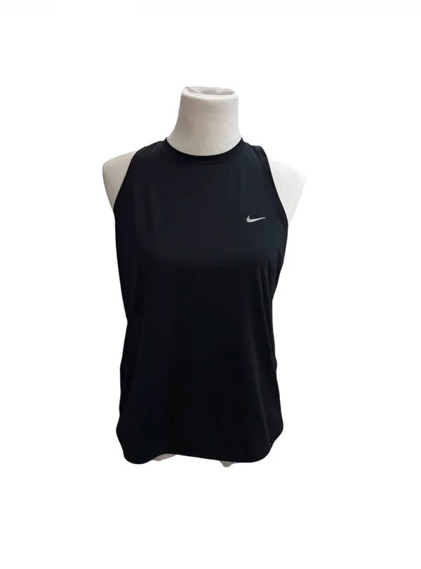 Nike Swift Dri Fit Running Tank Top Black Womens Large - Image 3