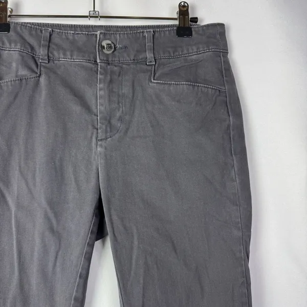 Ann Taylor LOFT Dark‎ Gray Skinny Ankle Chino Pants 0 - Image 3
