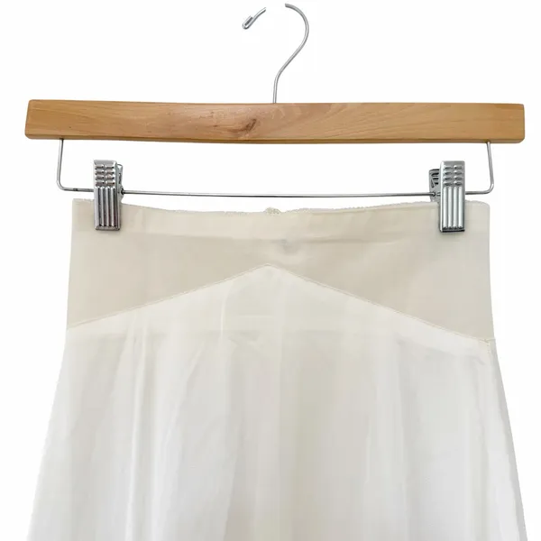 Vintage White Maxi Slip Skirt Coquette Fairycore Sz XS - Image 2