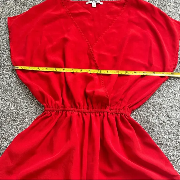 Papaya Red Women's Romper - Image 4