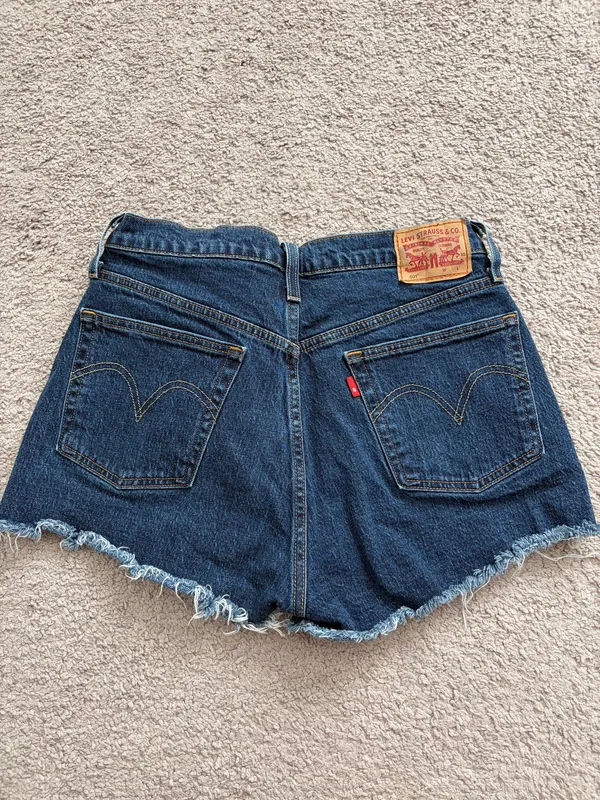 Levi’s 501 Denim Shorts Cut-Off - Image 2
