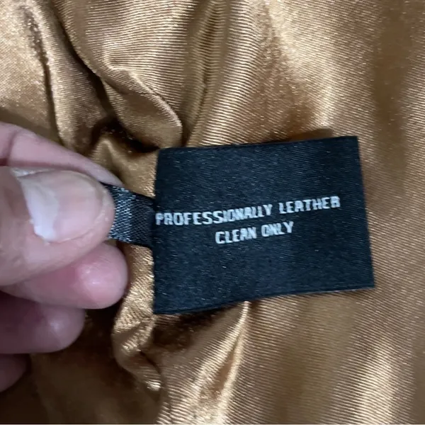 GUESS LOS ANGELES Womens Distressed Genuine, Leather Motorcycle Moto Jacket Coat - Image 14