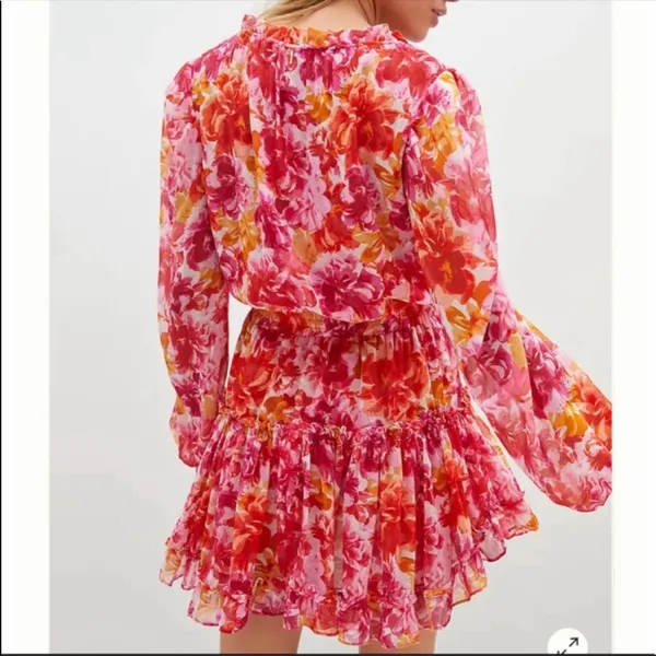 Anthropologie + MISA Los Angeles Clementine Ruffled Floral Dress NWT - Image 3