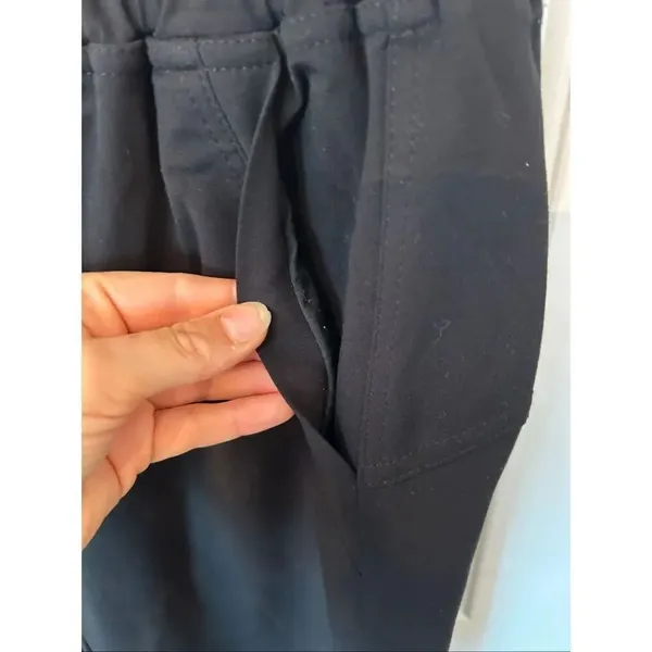 PASKHO ULTRA COMFORTABLE PANTS IN BLACK NERO Travel Jogger Size small - Image 5
