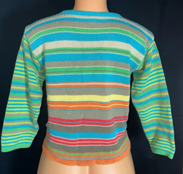 Cropped knitted sweater Multiple - Image 2