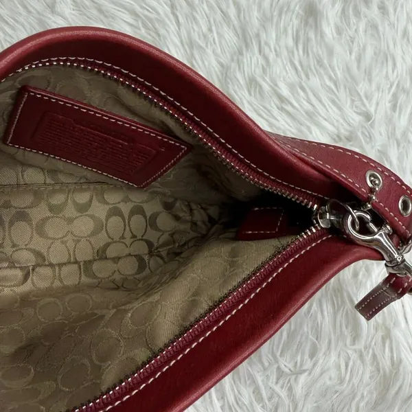 Vintage COACH y2k Red Demi Legacy Mini Duffle bag - Image 9