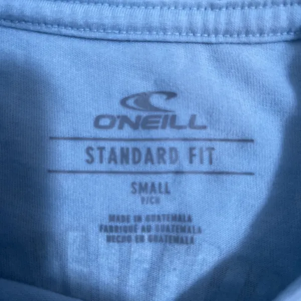 O'Neill Blue T-Shirt Women's Small Graphic Print Standard Fit Top Blouse - Image 4