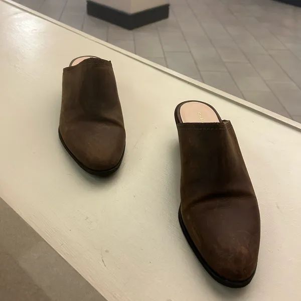 Mules G.H. Bass & Co. Rich Brown Leather Mules 9 M - Image 8