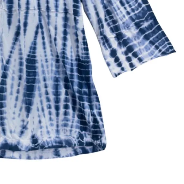 Organic Beach Button Top‎ Blue Medium - Image 3