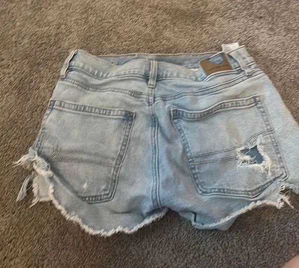 American Eagle Strigid Jean Shorts Distressed 6 - Image 2