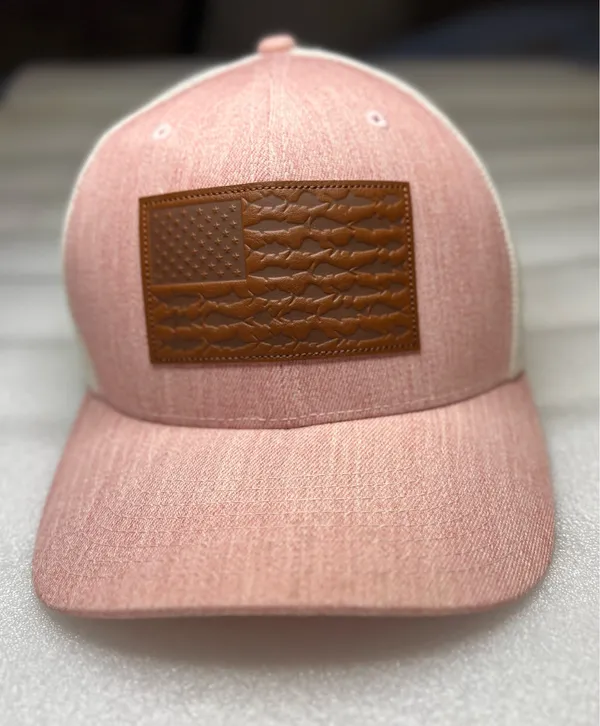 Columbia PFG unisex adult cap leather flag patch - Image 6