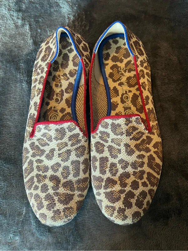 Rothy’s The Loafer Mocha Spot Leopard 8.5 Retired - Image 2