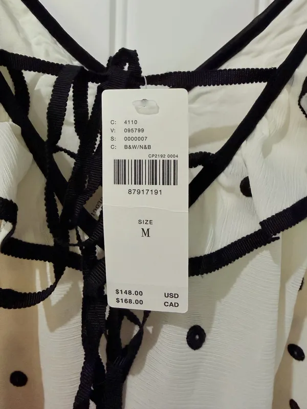 Anthropologie Polka Dot Embroidered Blouse - Image 6