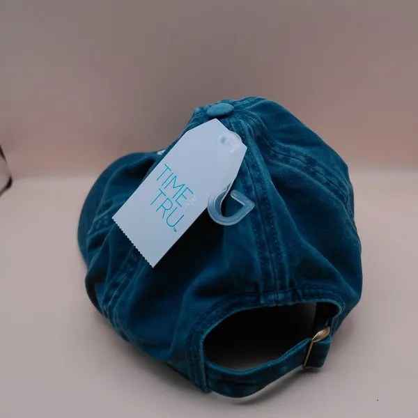 Time and‎ Tru Womens Blue Rainbow Embroidered Baseball Cap Hat NWT TT203645 OS - Image 7
