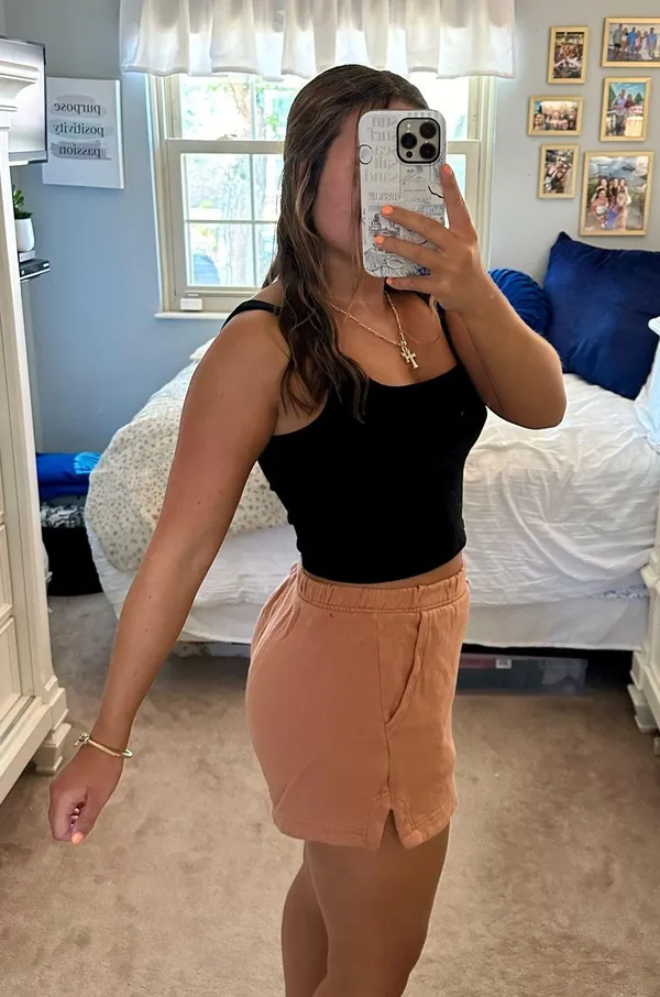 Aerie Orange Lounge Shorts - Image 2