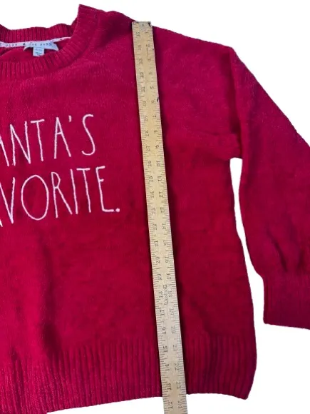 Holiday Red 'Santa's Favorite' Crewneck Sweater - Image 7