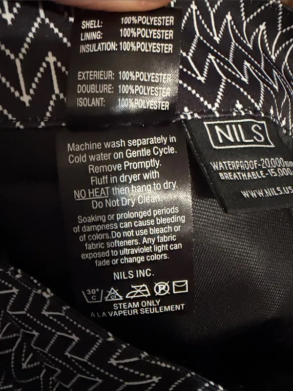 NILS Sportswear Chevron Print‎ Ski Pants Size 4 - Image 5
