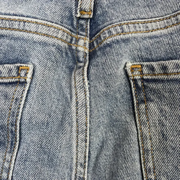 Agolde Nico Slim High Rise Ankle Distressed Button Fly Stretch Jeans Womens 28 - Image 9
