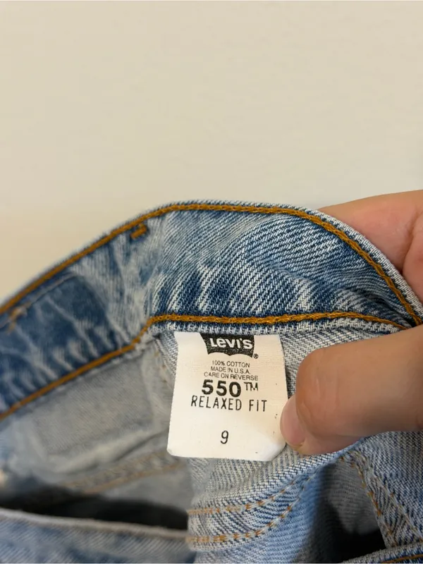 Vintage Levi’s 550 Mom Shorts Size 26 Women’s Denim Vtg 90s Relaxed Fit Baggy - Image 3