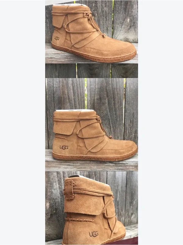 UGG Men's Chestnut/Tan Suede Ankle Boots - Image 2