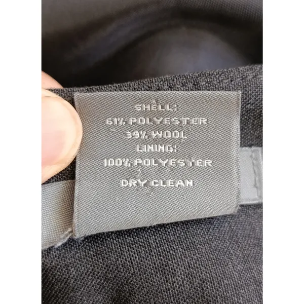 Ann Taylor Curvy Fit Pants Womens 12 Gray Wool Blend Lined Dress Trousers Work - Image 8