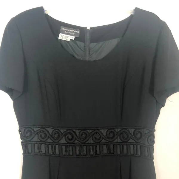 Vintage Donna Morgan Maxi Dress Womens 12 Wedding Guest Formal Modest Church - Image 4