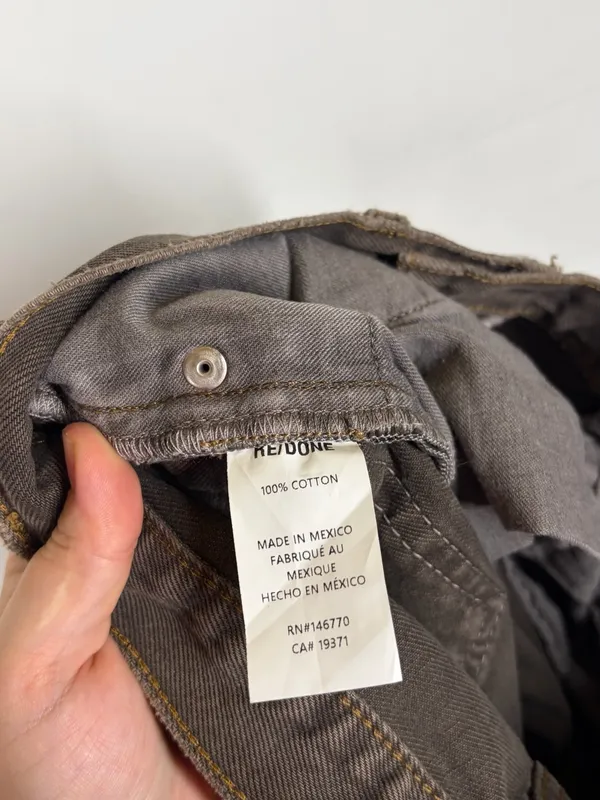 NWT Re/done 70s Stove Pipe Jean Size 27 - Image 10