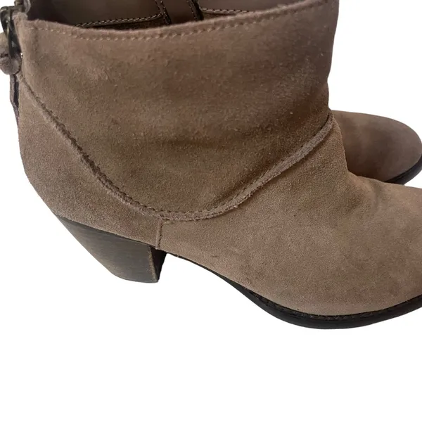 Steve Madden Women's Size 8M Milaan‎ Suede Brown Heeled Booties Boots - Image 2