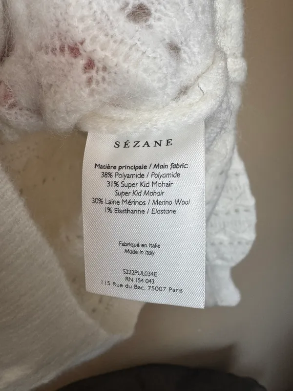 Sézane Lya Sweater In Ecru - Image 6
