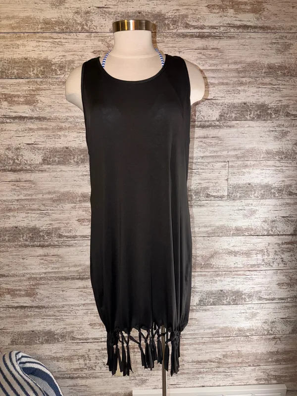 Francesca's Black Swimsuit Cover-Up - Image 2