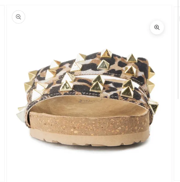 Myra Bags Leopard Bubble Sandals - Image 5