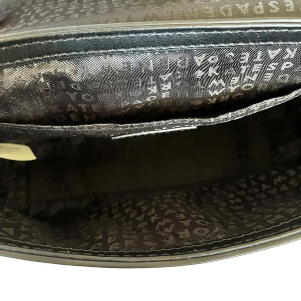 Kate Spade Maple Court Zani Scalloped Edge Black Leather Crossbody Shoulder Bag - Image 5