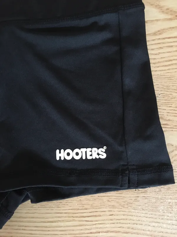 Hooters New Girl Uniform Shorts Clearwater Florida Black Size Xxs - Image 8
