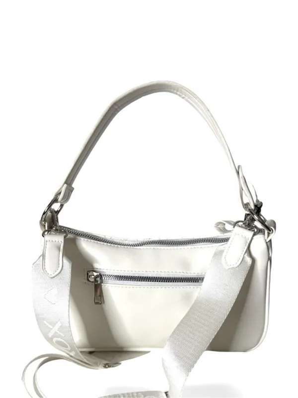 XOXO Quilted White Shoulder Bag - Image 2