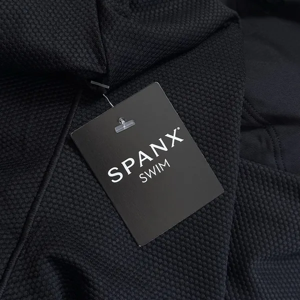 NEW SPANX Piqué Shaping One Piece Rashguard Swimsuit Coastal Resort Comfort 3X - Image 11