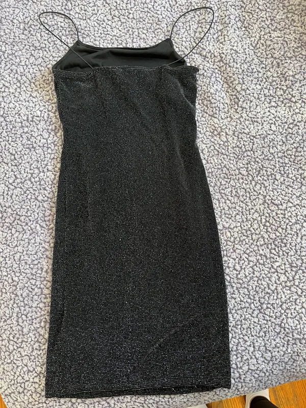 Black Mini Dresss Size 4 - Image 2
