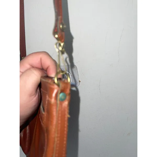 Vintage Women's Faux Leather Purse - Image 4