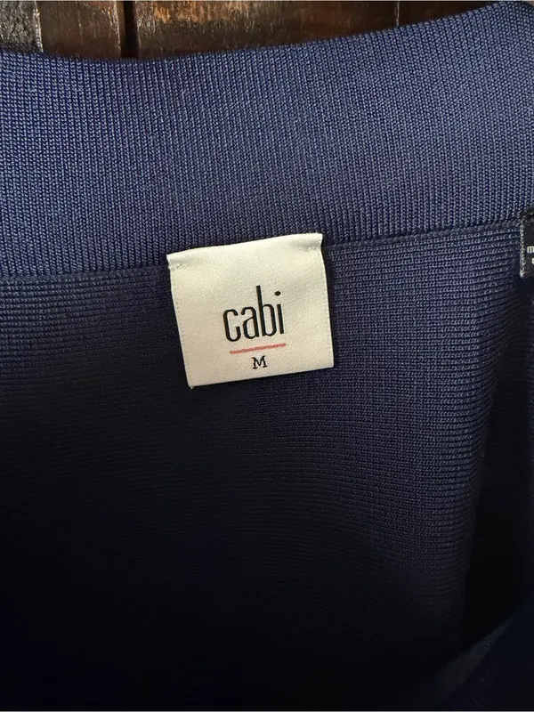 CAbi Dame Navy A-Line Skirt - Medium - Image 4